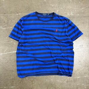 Polo Ralph Lauren Striped Shirt Men's Size L Y2K Preppy Skate